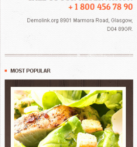 Drupal Restaurant Website 43773