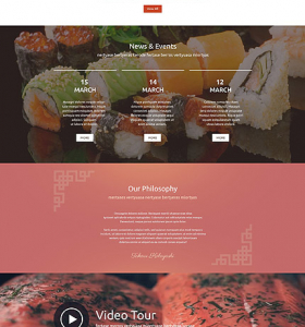 Drupal Restaurant Website 54603