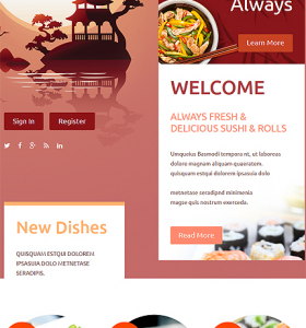 Drupal Restaurant Website 54603