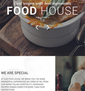 Drupal Restaurant Website 57611