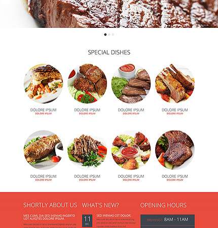 Drupal Restaurant Website 48912