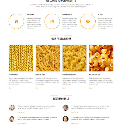 Drupal Restaurant Website 51126