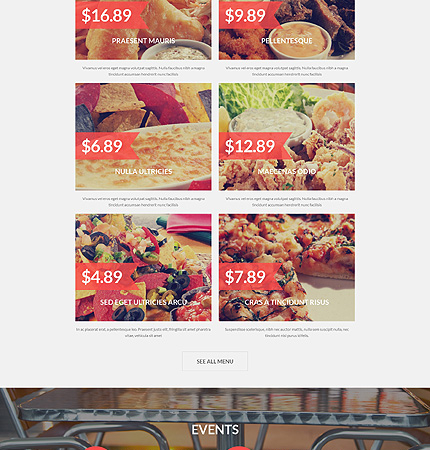 Drupal Restaurant Website 51203