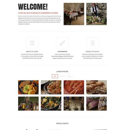 Drupal Restaurant Website 52819
