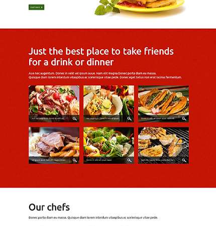 Drupal Restaurant Website 52972
