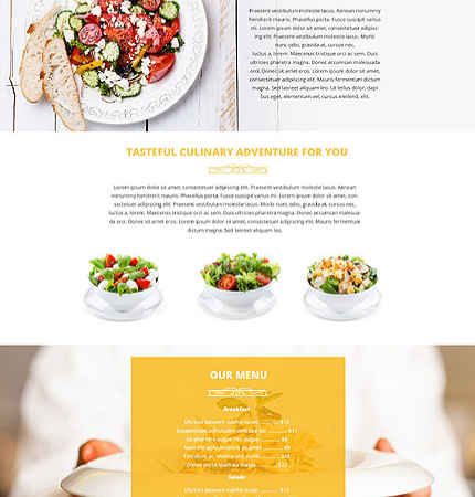 Drupal Restaurant Website 53895
