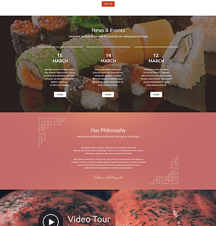 Drupal Restaurant Website 54603