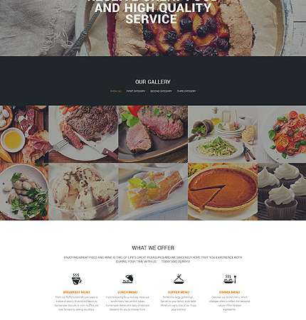 Drupal Restaurant Website 57611