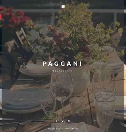 Restaurant Website WP 55262