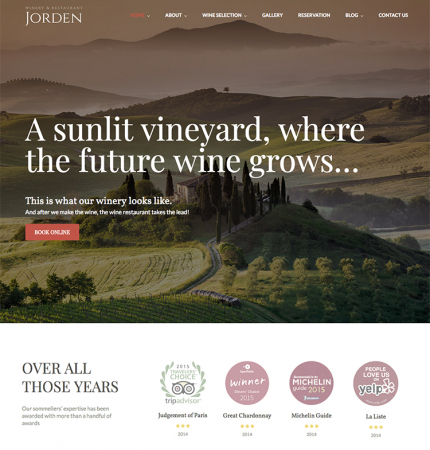 Restaurant Website WP 58992